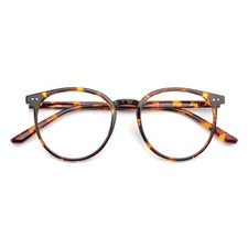 JFXQDR Blue Light Blocking Glasses for Women and Men, Medium, Coco Tortoise