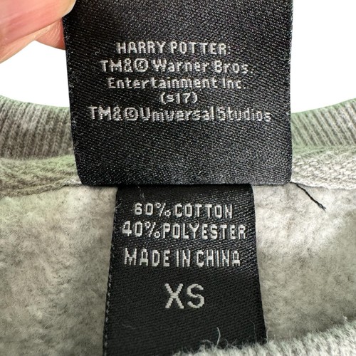 Harry Potter Ravenclaw Gray Sweatshirt Wizarding World Universal Size X-Small XS - Picture 5 of 10