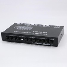 7-Band Car Audio Equalizer mit AUX-Eingang Car Audio Graphic Equalizer