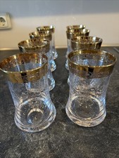 Vintage 8 Medici Murano Trinkgläser 60er Jah...