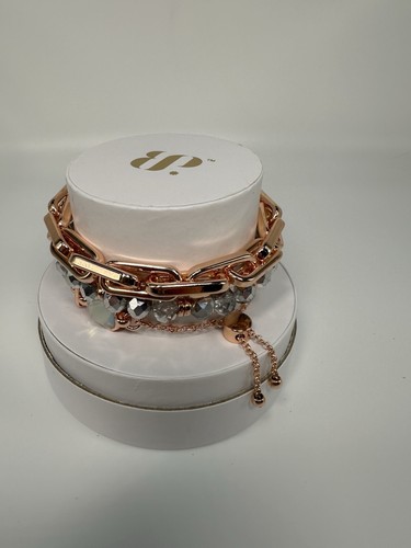 Bomb Party 2025 Spring Stacks ~Bold Spirit ~ Lab Created Stones Rose Gold Plated - Picture 5 of 23