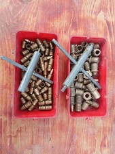 Konvolut Zentrierstifte Hülsen Formenbau Lehrenbau Holz Kunststoff Setzwerkzeug