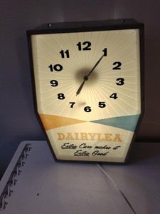 Vintage Dairylea ice cream advertising wall Clock
