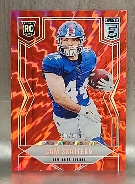 CAM SKATTEBO RC 2025 Panini Donruss ELITE🏈#153 Red Aspirations 299/999 ROOKIE💥