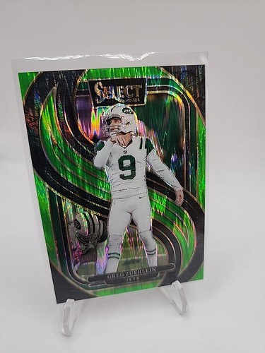 2024 Select - Premier - Neon Green Prizm Shock /499 - Jets - Greg Zuerlein #158 - Bild 2 von 5