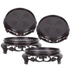  4 Pcs Pot Risers Figure Display Stand Flower Vase Base Table Top