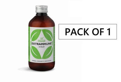 Charak Extrammune Ayurvedic Syrup   200 mL for Immune & Digestive Support 1 PACK