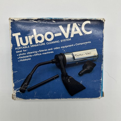 Turbo-Vac Micro Cleaning Vacuum Computers Models Electronics Vintage
