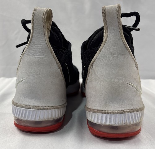 Nike Lebron XVI 16 GS Bred Black White Red Size: 4.5Y. - Picture 11 of 17