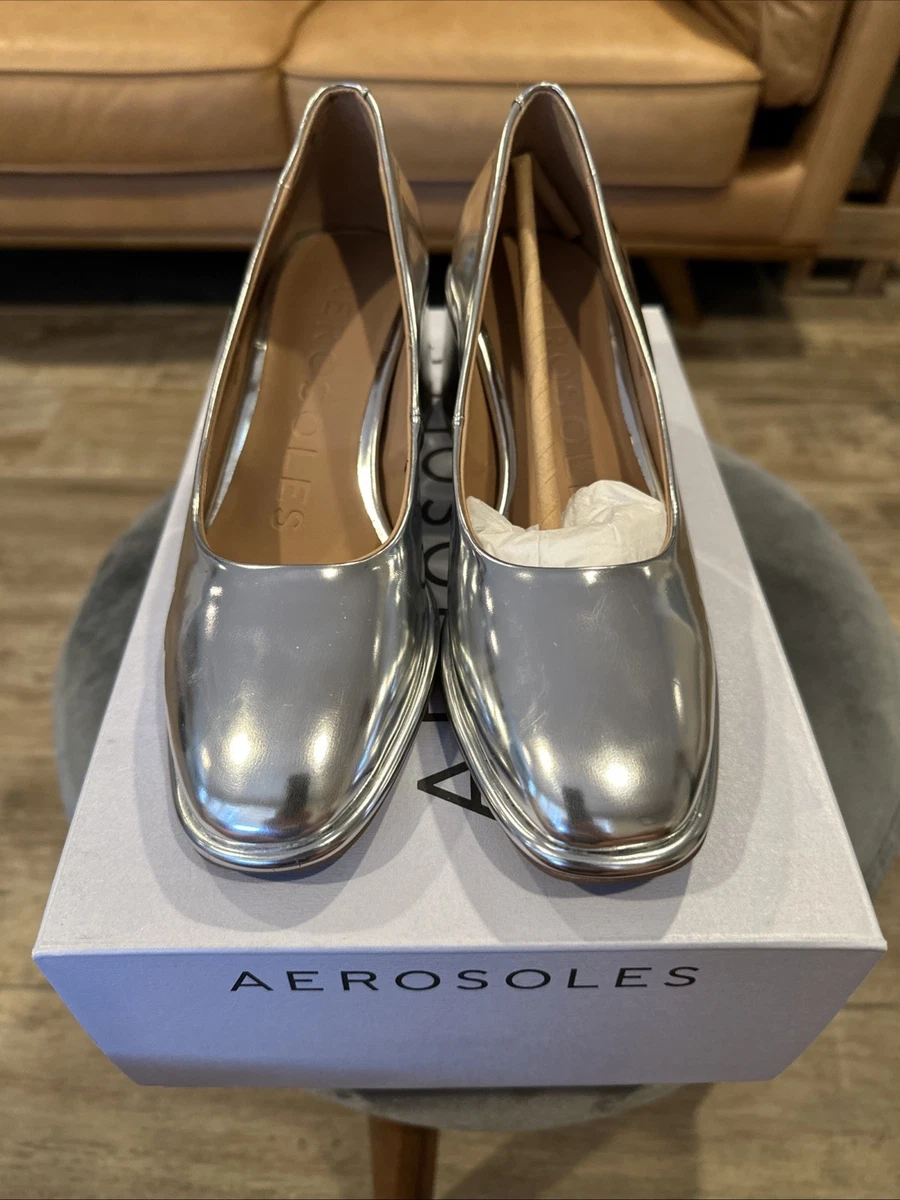 aerosoles silver dress shoes METALLIC MAGIC Aerosoles