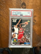 1992 UD All Division #AD9 Michael Jordan HOF 🐐🔥🏀 PSA 9 Mint