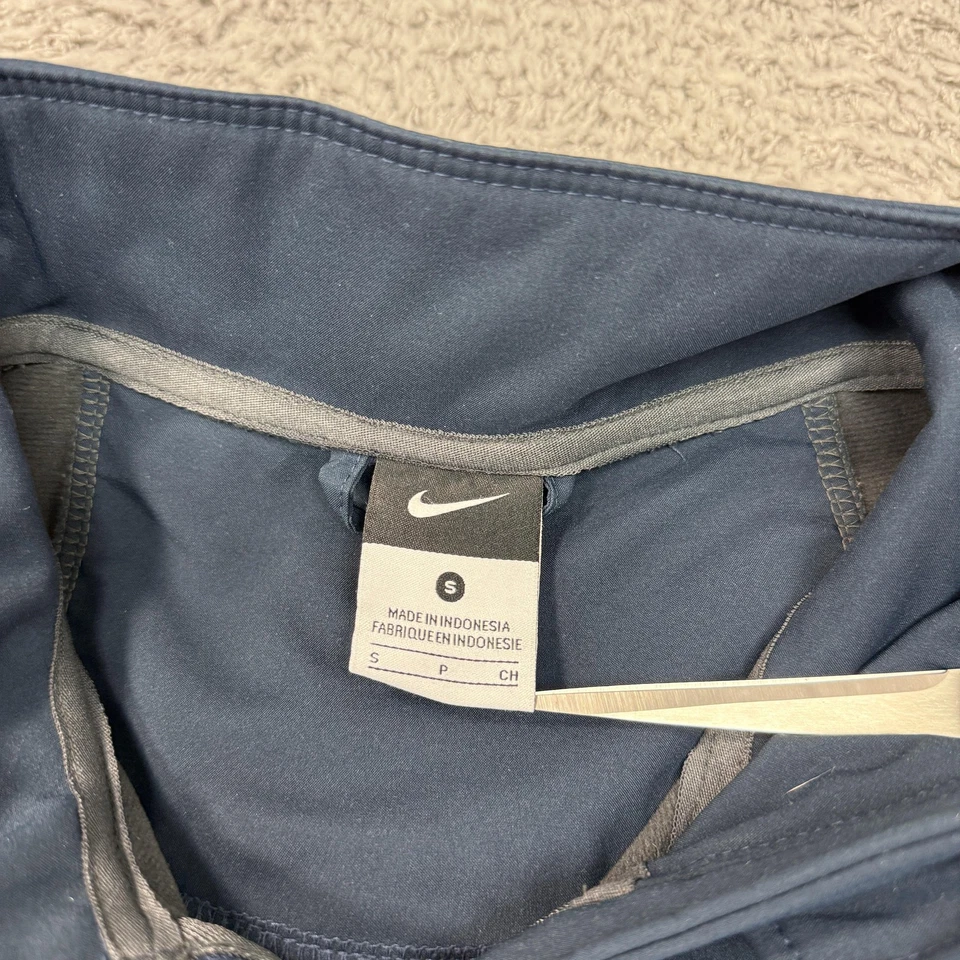 Chaqueta de hockey de EE. UU. para hombre pequeña azul marino NHL hockey sobre hielo Nike cremallera completa poliéster Foto 4 de 4