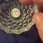 PEAR Shape Trinket Box LEAD CRYSTAL Made in Romania 4" Tall, Diamond Cut Shape — photo 9