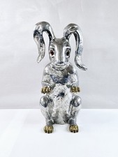Arthur Court Bunny Rabbit Wine Bottle Holder Decanter Ice Bucket Artist Signed
