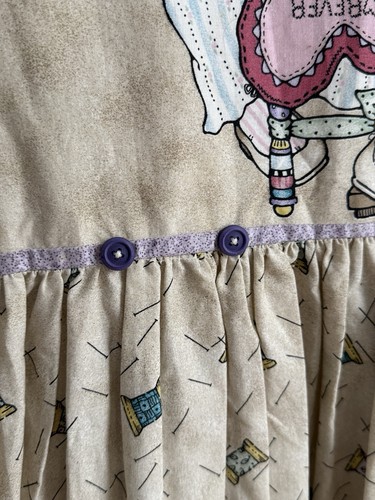 Vintage Daisy Kingdom Kleid Damen Gr. XL Pullover Midi Nähen Näherin 90er Country - Bild 6 von 15