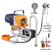 Airless Paint Sprayers, 3300PSI Motorized Paint Sprayer Include Pressure Gauge