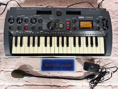 Korg MS1 microSAMPLER Sampling Tastatur schwarz schneller Versand Video verfü...