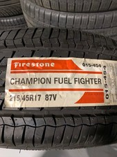 4 New 215 45 17 87v Firestone Champion Fuel Fighter All Season Tires