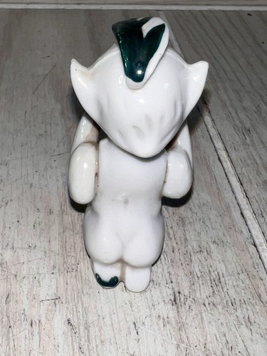 RARE Elf Pixie Vintage See Speak See No Evil Trinkets Small Figure Leaf KITSCH Japan - Bild 17 von 19