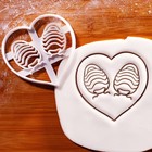 Isopod Love Cookie Cutter - Woodlice insect bug pillbug roly poly heart wedding