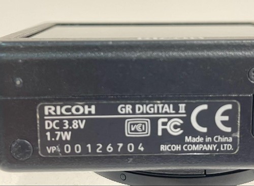 Ricoh GR Digital II Compact Camera 10MP 28mm Wide Lens Used - Picture 11 of 12
