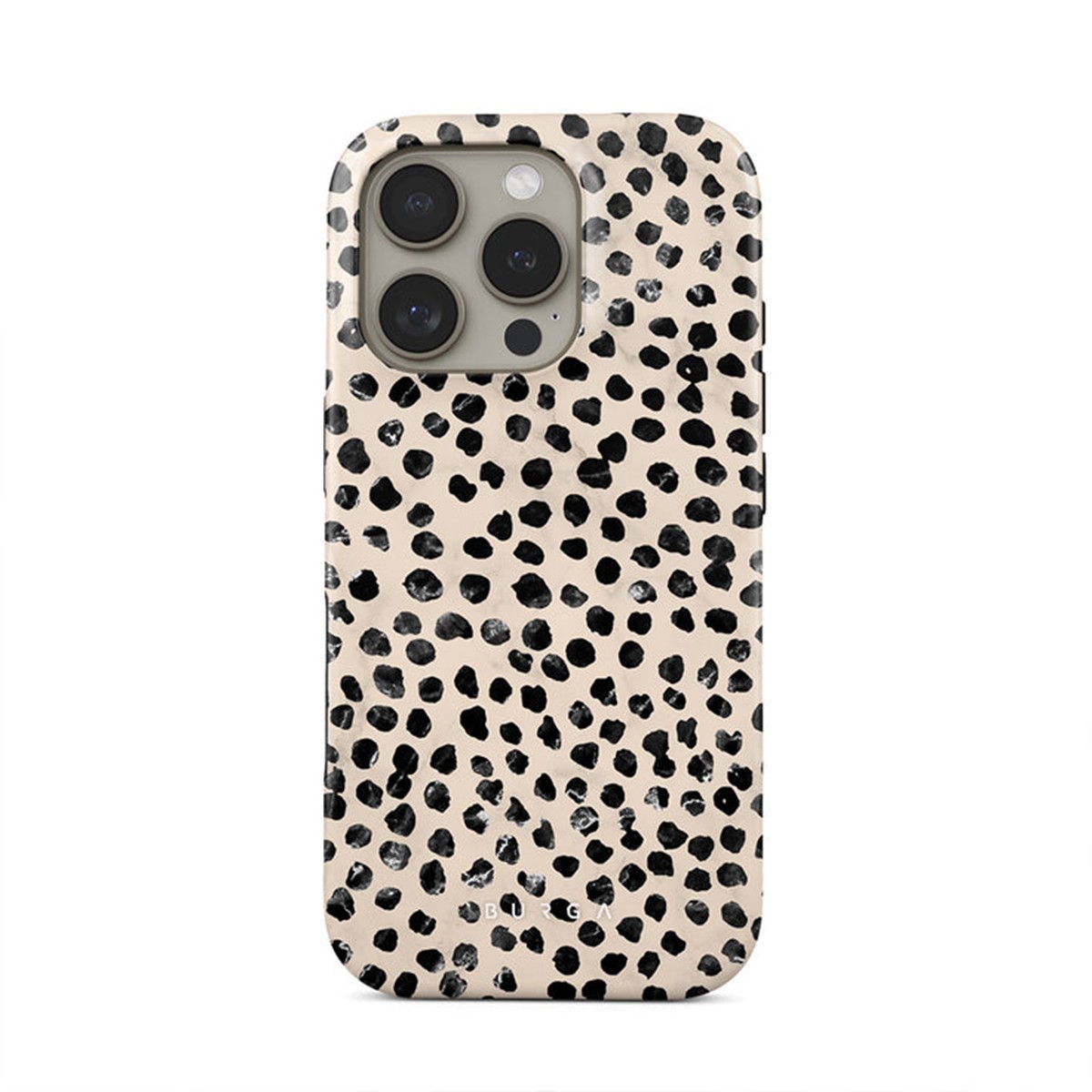 Coque iPhone 16 Pro Max Tough Antichoc Almond Latte protection silicone rigide
