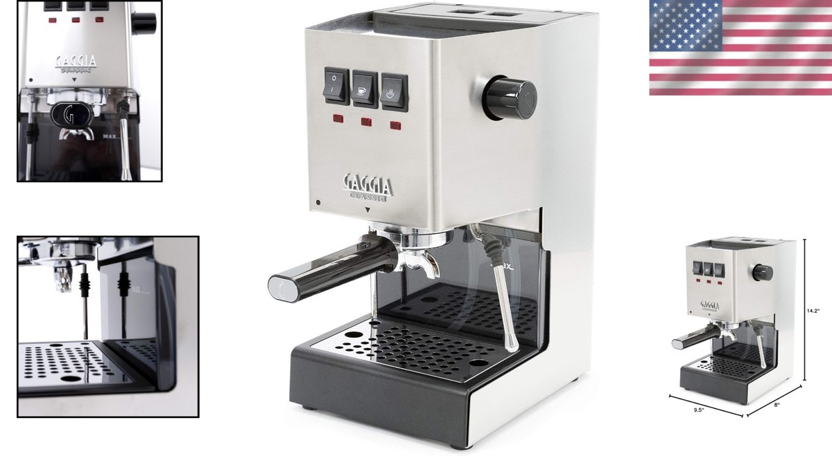gaggia classic evo pro タンパー付き Versatile Gaggia Classic Evo Pro Machine - Perfect for Pods and