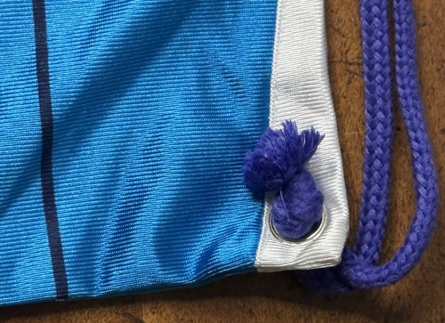 Chris Paul New Orleans Hornets Drawstring Backpack Blue & Purple Collectables - Picture 3 of 7