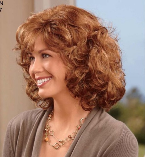 Paula Young Wig A2294 JULIANNA Color #27 Curly Style Warm Honey Light BRN Blond