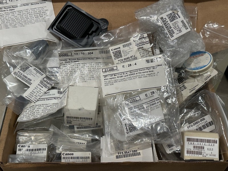 Canon imageRUNNER Entire Lot of Parts - NEW