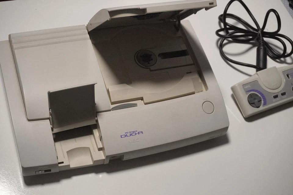 Consola PC Engine Duo-R Japón sistema NEC PI-TG10 vendedor de EE. UU. funcionando Foto 3 de 4
