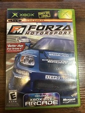 Forza Motorsport (Microsoft Xbox, 2005) Video Game Complete with Manual Tested
