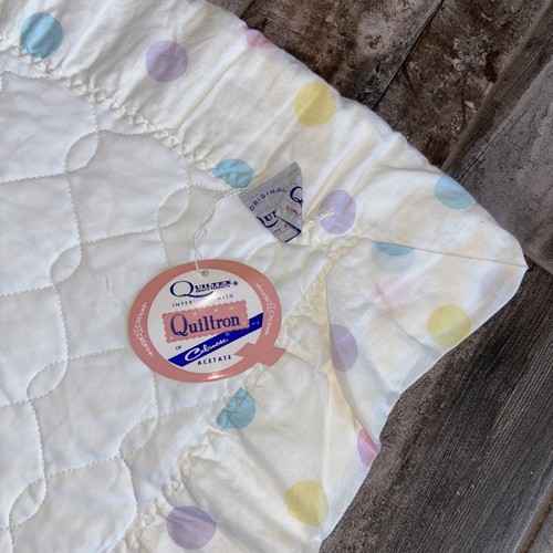 Vintage Quiltron The QUILTEX Co Baby Kinderzimmer Decke Clown Krippe Satinborte mit Box - Bild 3 von 8