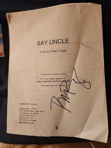 OUTFest Presskit Peter Paige Signed FILM Gabrielle Union Kathy Najimy LGBT PRIDE - Picture 2 of 24