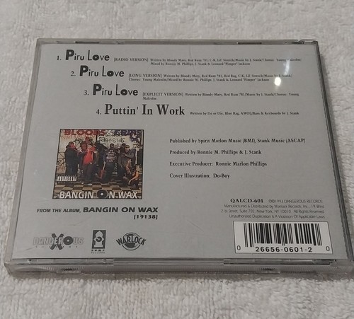Bloods & Crips Piru Love SIngle HTF Rare CD - Picture 3 of 6