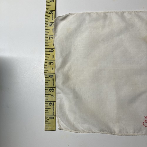 Samstag Kinder Taschentuch mit Stickerei Schweinchen; Filzreste Kind oder Puppe, Quilt Stück - Bild 6 von 11