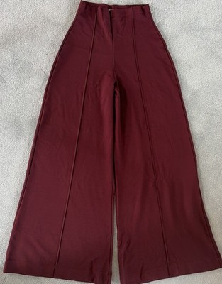 Ripley Rader Wide Leg Ponte Pants 27.5 Inseam Red Ripley Rader Size 4