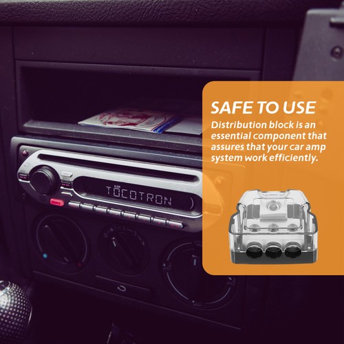 Junction Box Power Wire Distribution Block Car Connecting Blocks - Foto 10 di 12