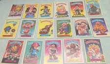 Lot Of 17 1986 Garbage Pail Kids Cards/Stockers Print Error