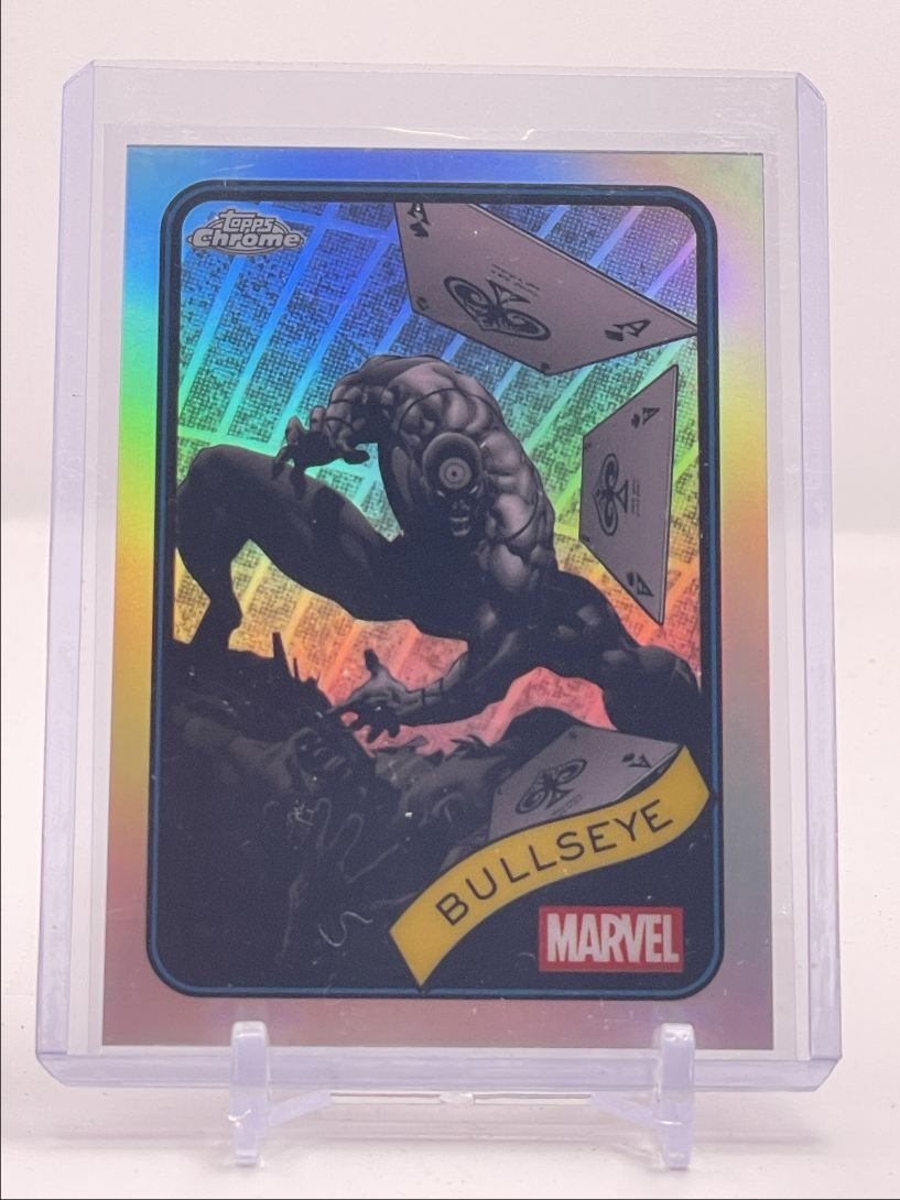 BULLSEYE 2025 TOPPS CHROME MARVEL REFRACTOR Q1863