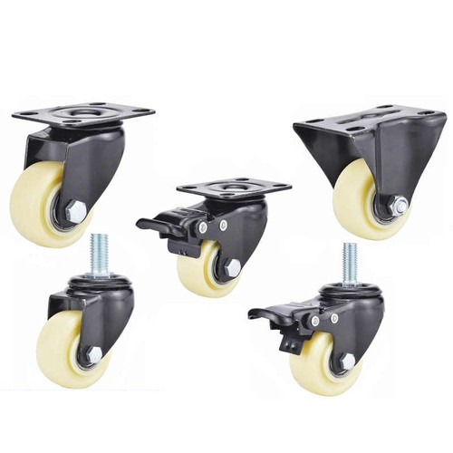 1.5 2 Inch Nylon Castors Wheels Double Bearing Industrial Castors Trolley Wheel - Picture 2 of 22