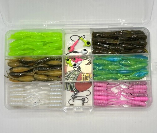 120 teiliges Panfish Set Crappie, Barsch, Brasse, Barsch - Bild 3 von 4