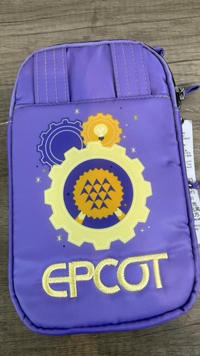 NEW Disney Parks Lug Epcot Center Figment Mini Crossbody Bag NWT - Picture 2 of 3