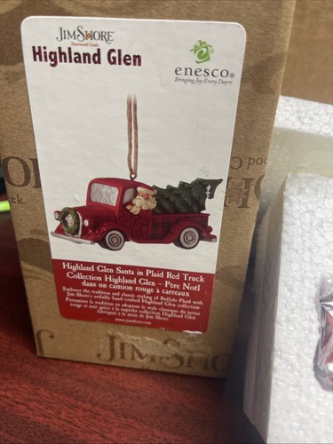 Jim Shore Highland Glen - Santa Red Truck Orn 6012872 New for 2023 Jim Shore - Picture 8 of 8