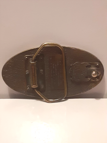 Vintage Messing Etui XX Gürtelschnalle Made In USA - Bild 2 von 10