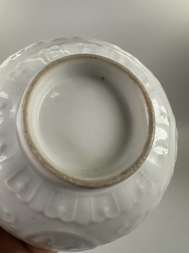 Ciotola porcellana cinese Dehua tarda dinastia Qing Repubblica periodo Blanc De Chin - Foto 12 di 15