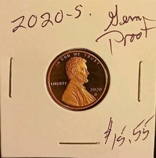 Lincoln Penny 2020 S Cent PROOF Honest Sweet Frosty Honest Abe TuFF Unit 