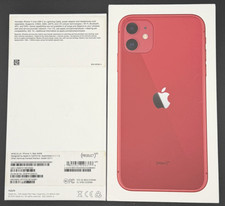 Apple iPhone 11 Red 64GB A2111 EMPTY BOX ONLY Original Packaging