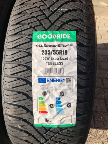 Set 4Pz 235/55R19 105W 4 Stagioni Sottomarca Goodyear Nuovi Con Dot Entro 3 Mesi - Foto 4 di 9