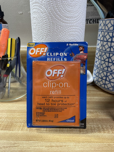 OFF Mosquito Repellent CLIP ON Fan Refills 2 Refills